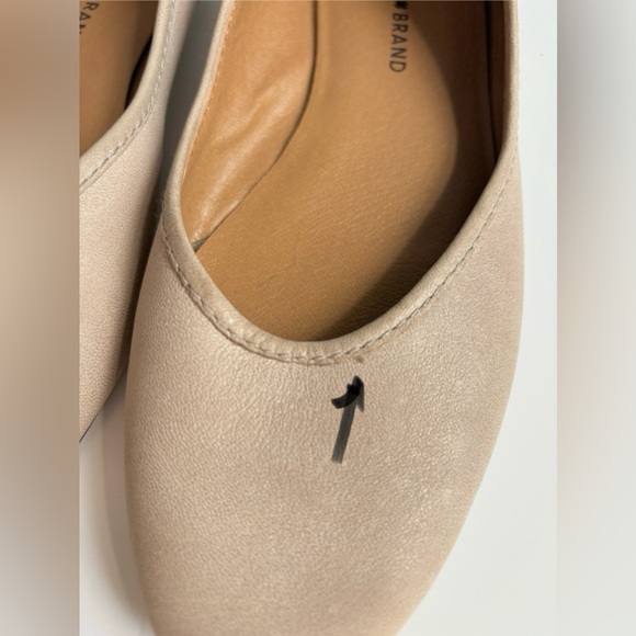 Lucky Brand LP Alanya Leather Ballet Flats Beige / Tan size 38.5 / 8 M - Picture 4 of 12